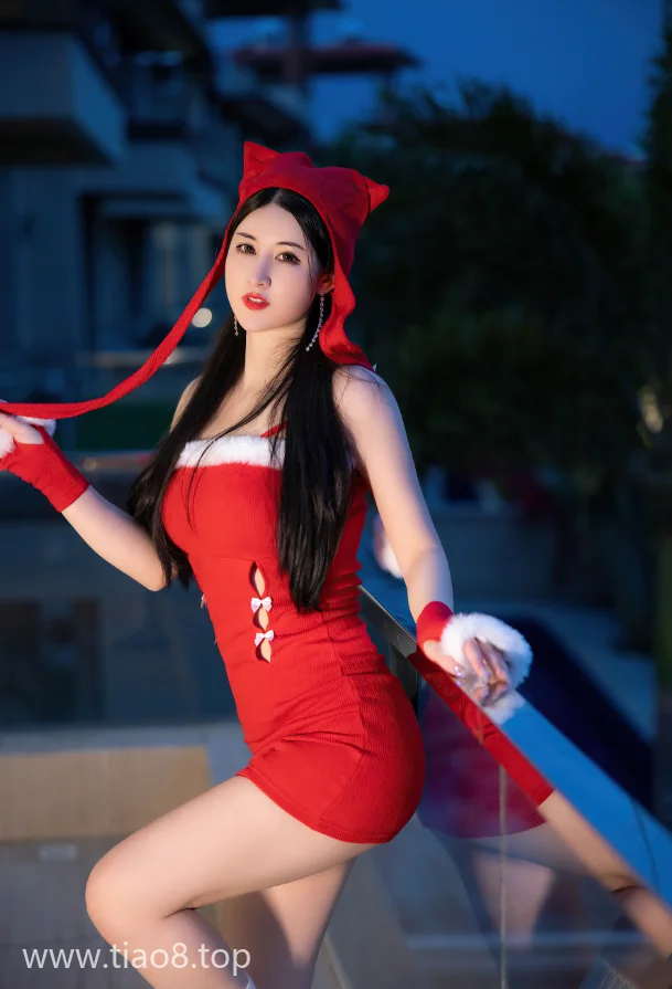 诗诗kiki这组圣诞女孩cos写真第1张 诗诗kiki这组圣诞女孩cos写真第1张