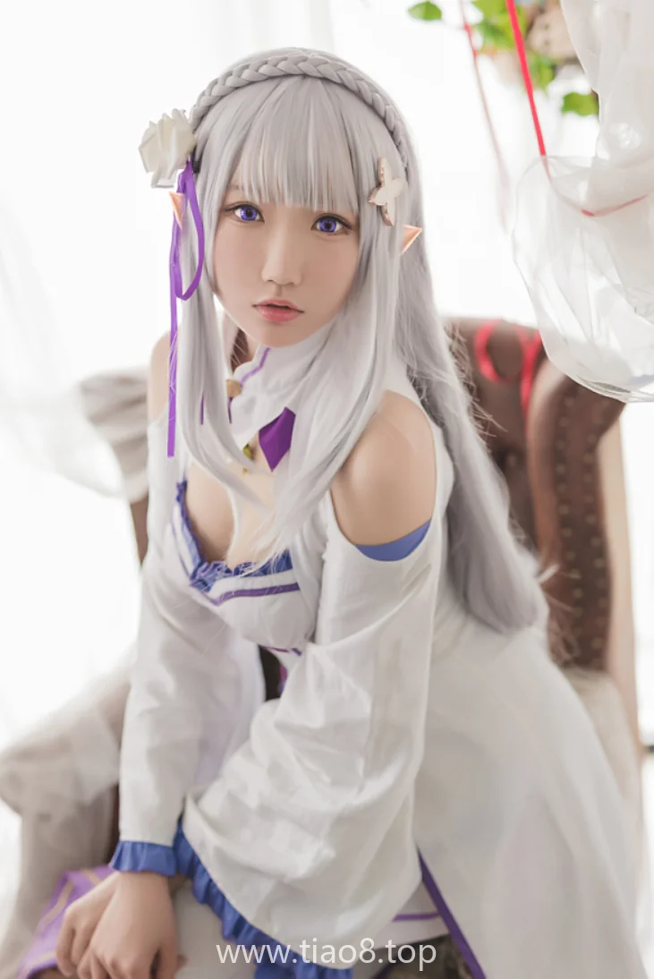 瓜希酱这期艾米莉亚cos写真第2张 瓜希酱这期艾米莉亚cos写真第2张