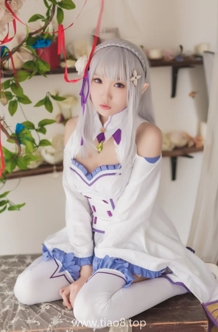 瓜希酱这期艾米莉亚cos写真第3张 瓜希酱这期艾米莉亚cos写真第3张