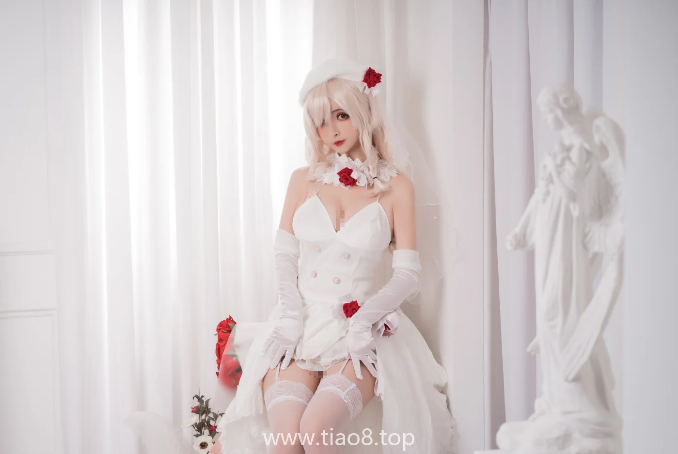 rioko凉凉子G36c花嫁里cos写真第3张