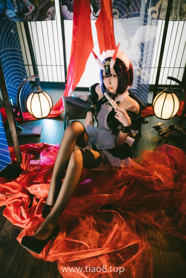 Vams子的酒吞童子cos写真第3张