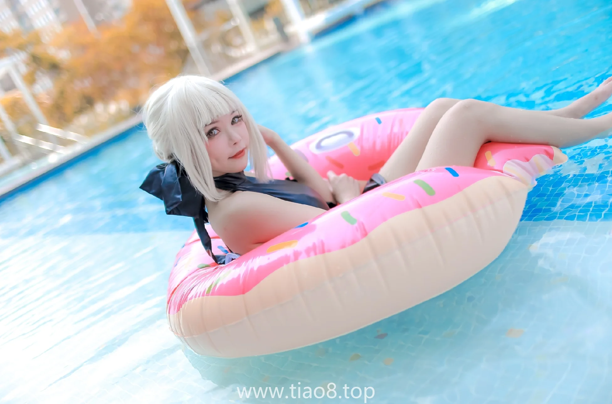 Kitkat Cosplay 9 Saber Alter泳装cos写真第2张