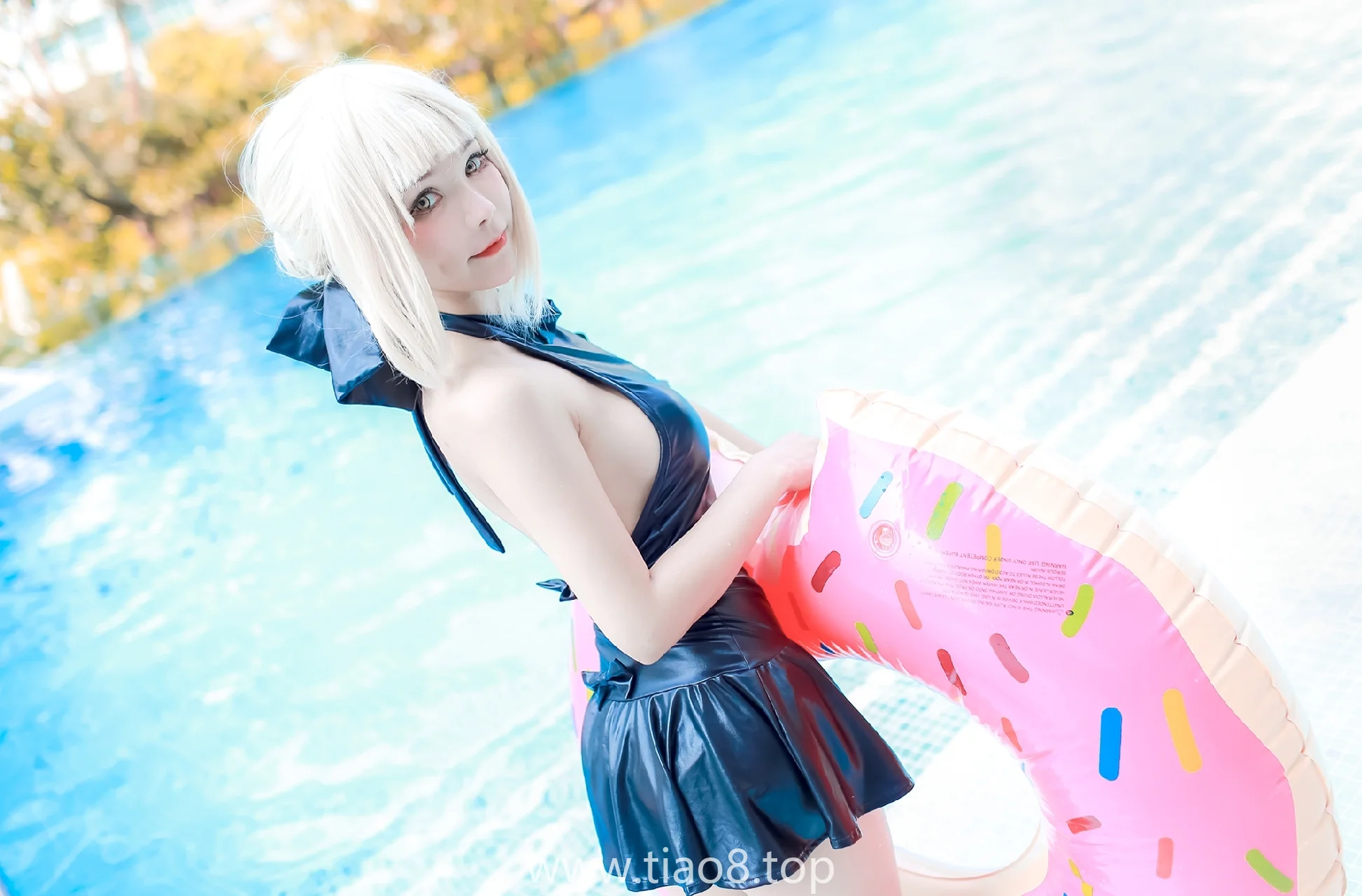Kitkat Cosplay 9 Saber Alter泳装cos写真第1张