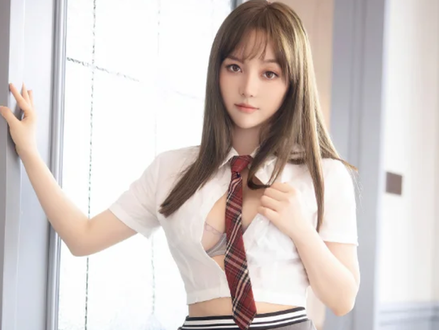 学校里穿裙子校服的豆瓣酱,女学生这组看着真有青春气息
