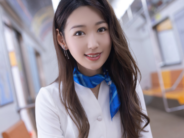 看完唐安琪这套乘务员照片,笑容清甜的部分我来回看了三遍