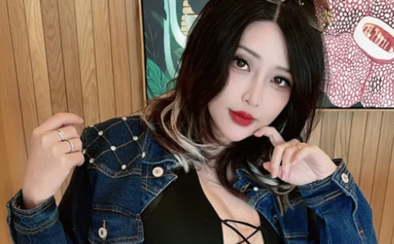 14张图Hana Bunny拍奶茶店,Denim Bunny那个笑真甜